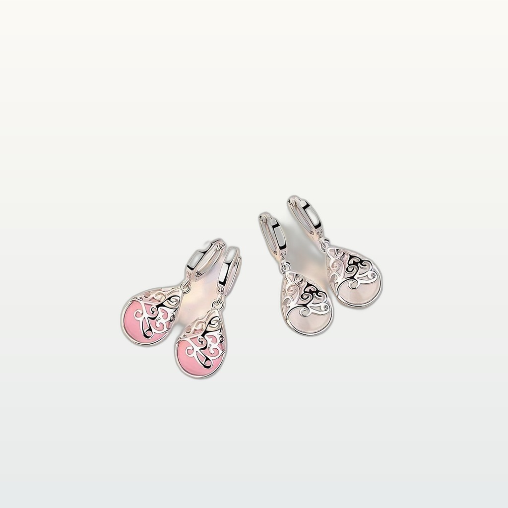 Hollowed-out Patterned Fashionable And Elegant Earrings