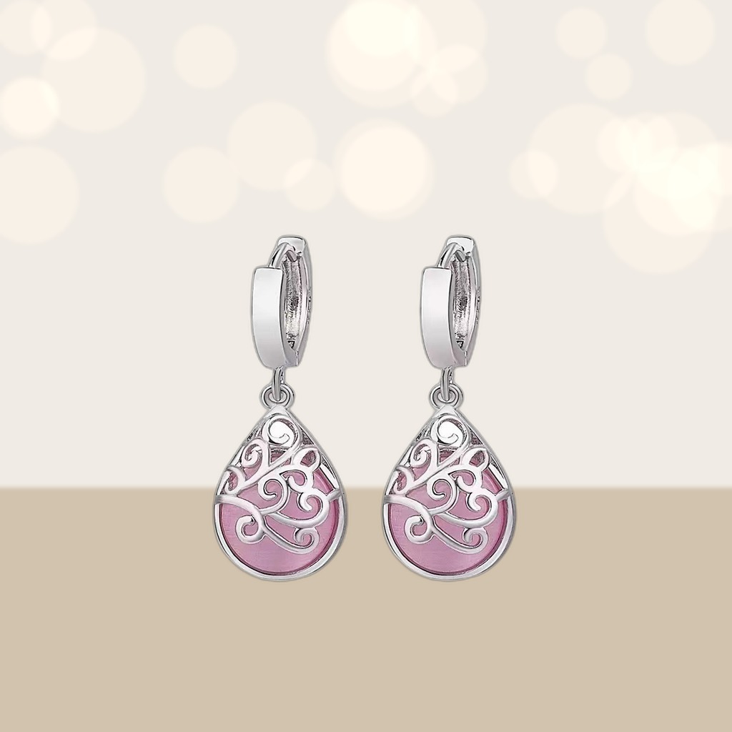 Hollowed-out Patterned Fashionable And Elegant Earrings