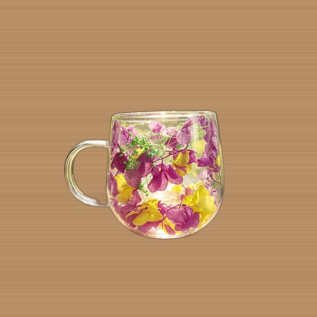 High-borosilicate Glass Tea Cup Internet-famous Double Layer