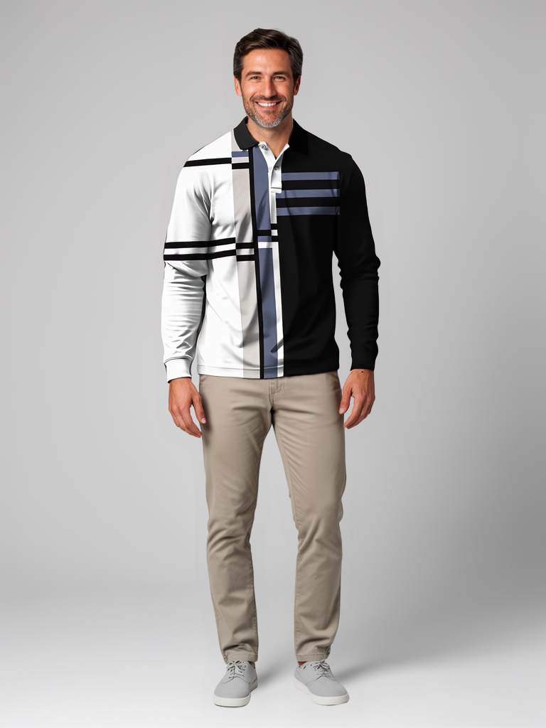 Striped Polo Shirt